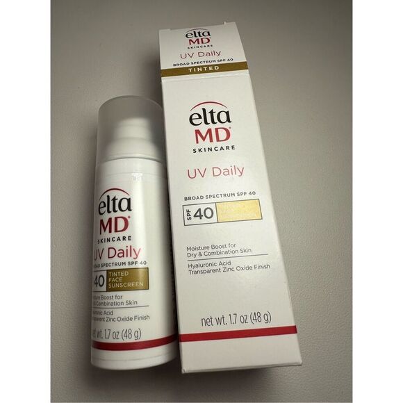 EltaMD UV Daily SPF 40 Face Sunscreen Moisturizer with Zinc Oxide, Daily Face Mo - Picture 1 of 4